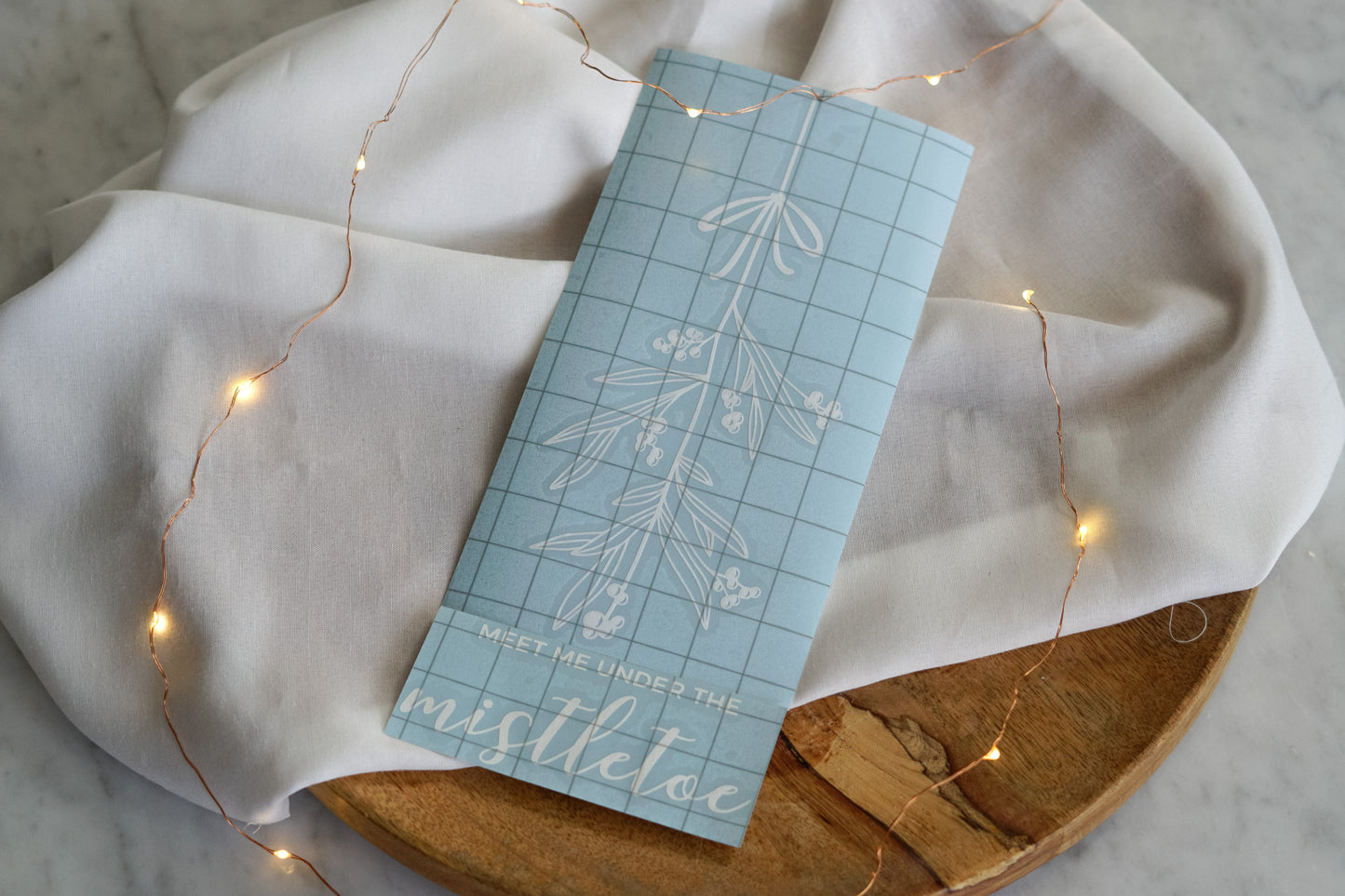 Sticker/Aufkleber Set - Fensterbild "Mistelzweig, Winterlandschaft & Weihnachtskranz“
