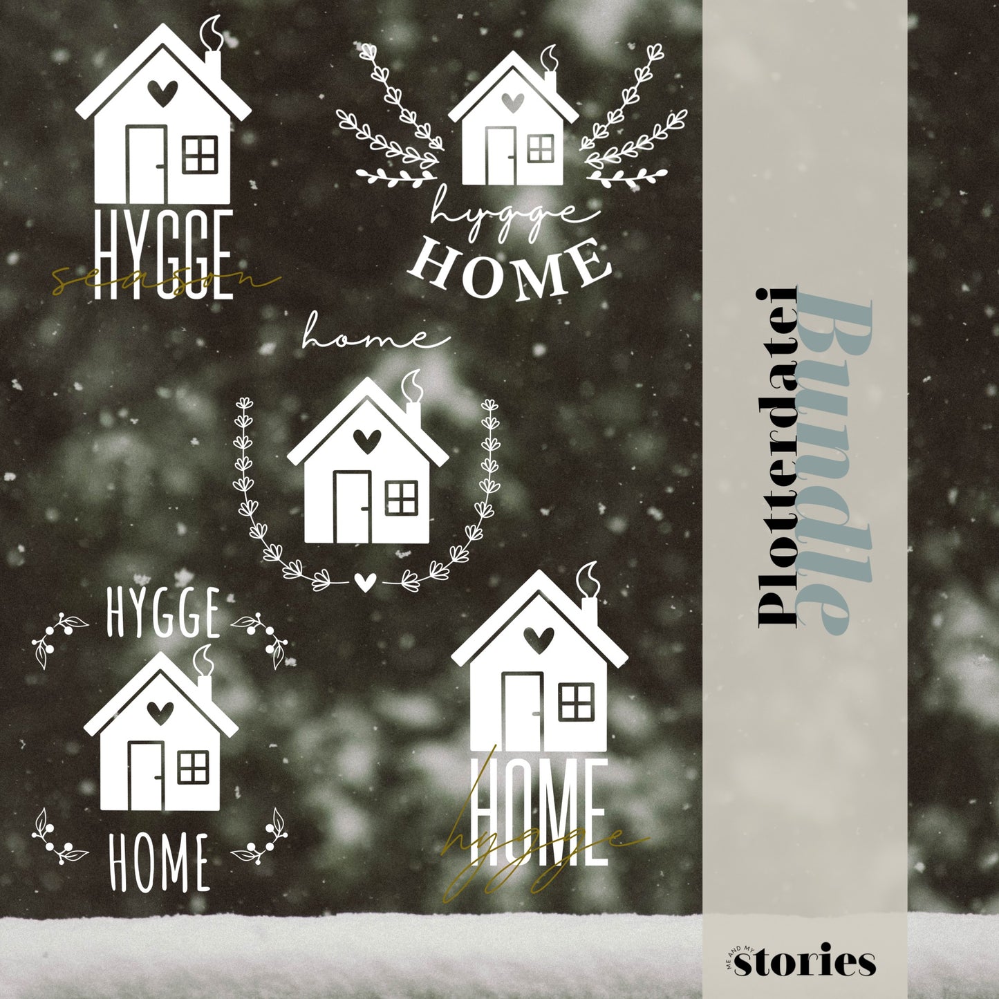 Digital plotter file - Hygge Home Set