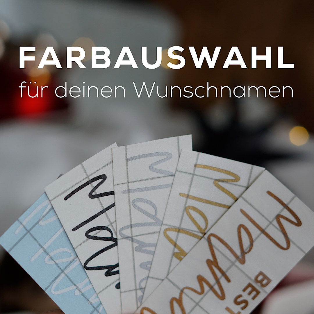 Sticker/Aufkleber Wunschtext - "Mr. & Mrs"