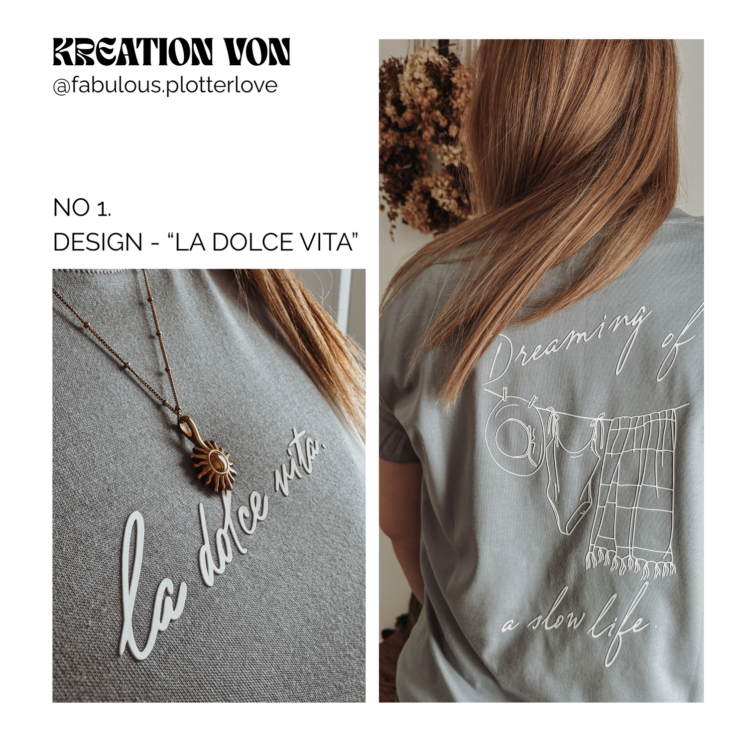 hier siehst du janas kreation zum plotter design la dolce vita