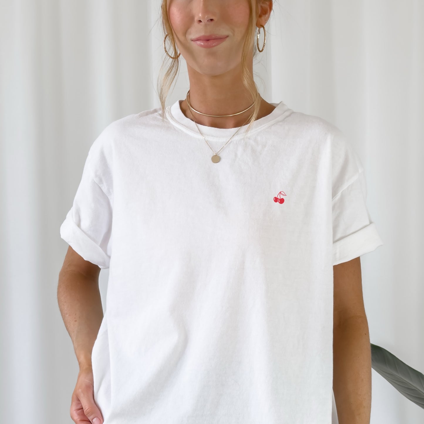 Fix & Fertiges Set „Mini Kirschen“ – 12 kleine Kirschen zum Aufbügeln. Ideal für T-Shirts, Taschen, Kissen und kreative Sommerprojekte.