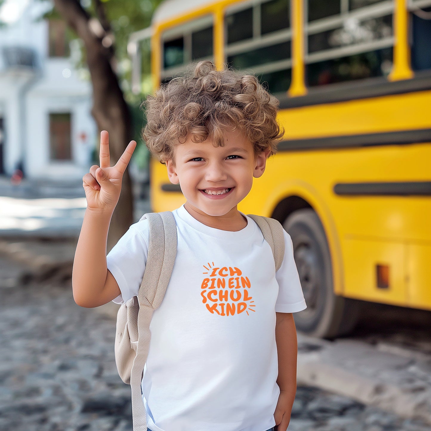 Digitale Plotterdatei „Ich bin ein Schulkind“ – verspieltes Design, perfekt für den Schulstart und zur Einschulung. Ideal für T-Shirts, Taschen und Schulzubehör.