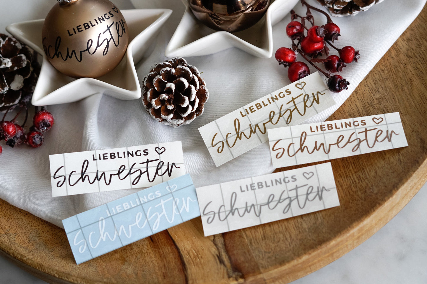 Sticker/Aufkleber - Bruder & Schwester