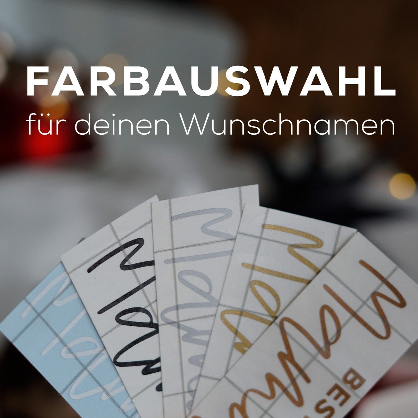 Sticker/Aufkleber Wunschtext - "coming soon"