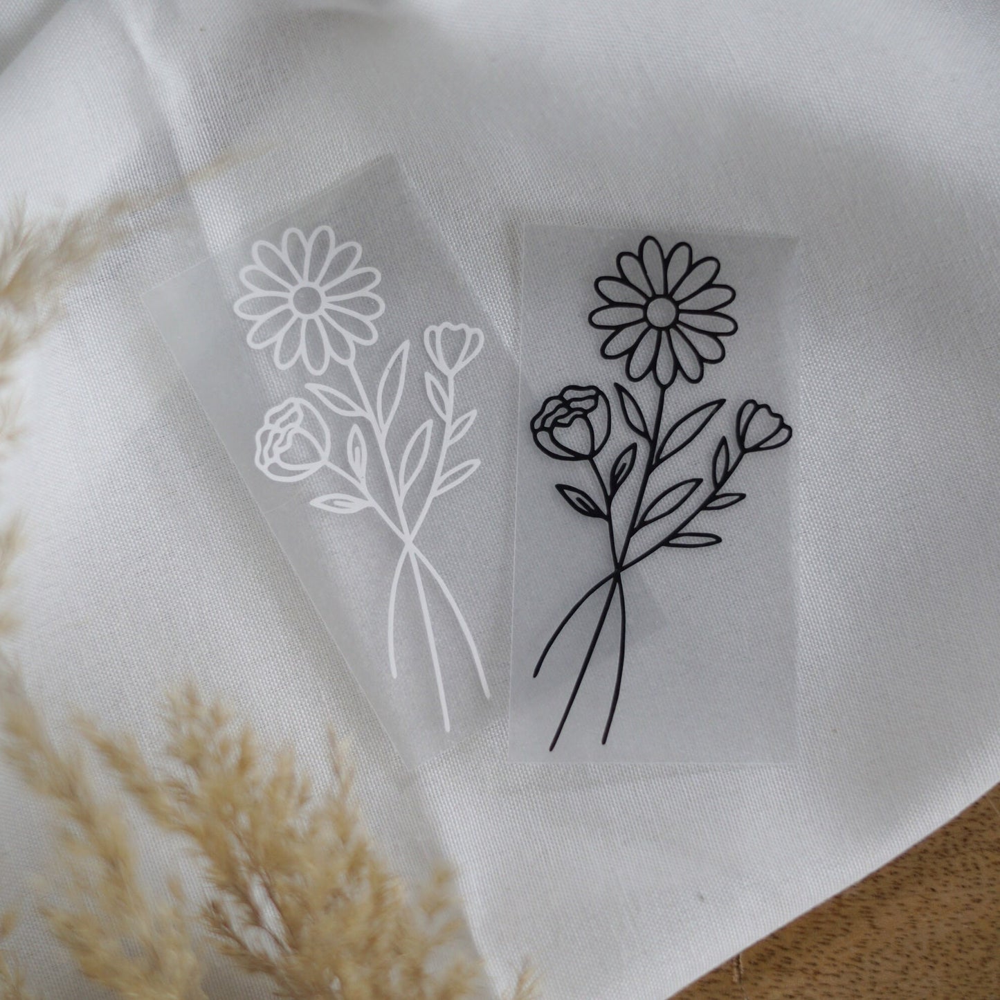 Iron-on patch - bouquet of flowers