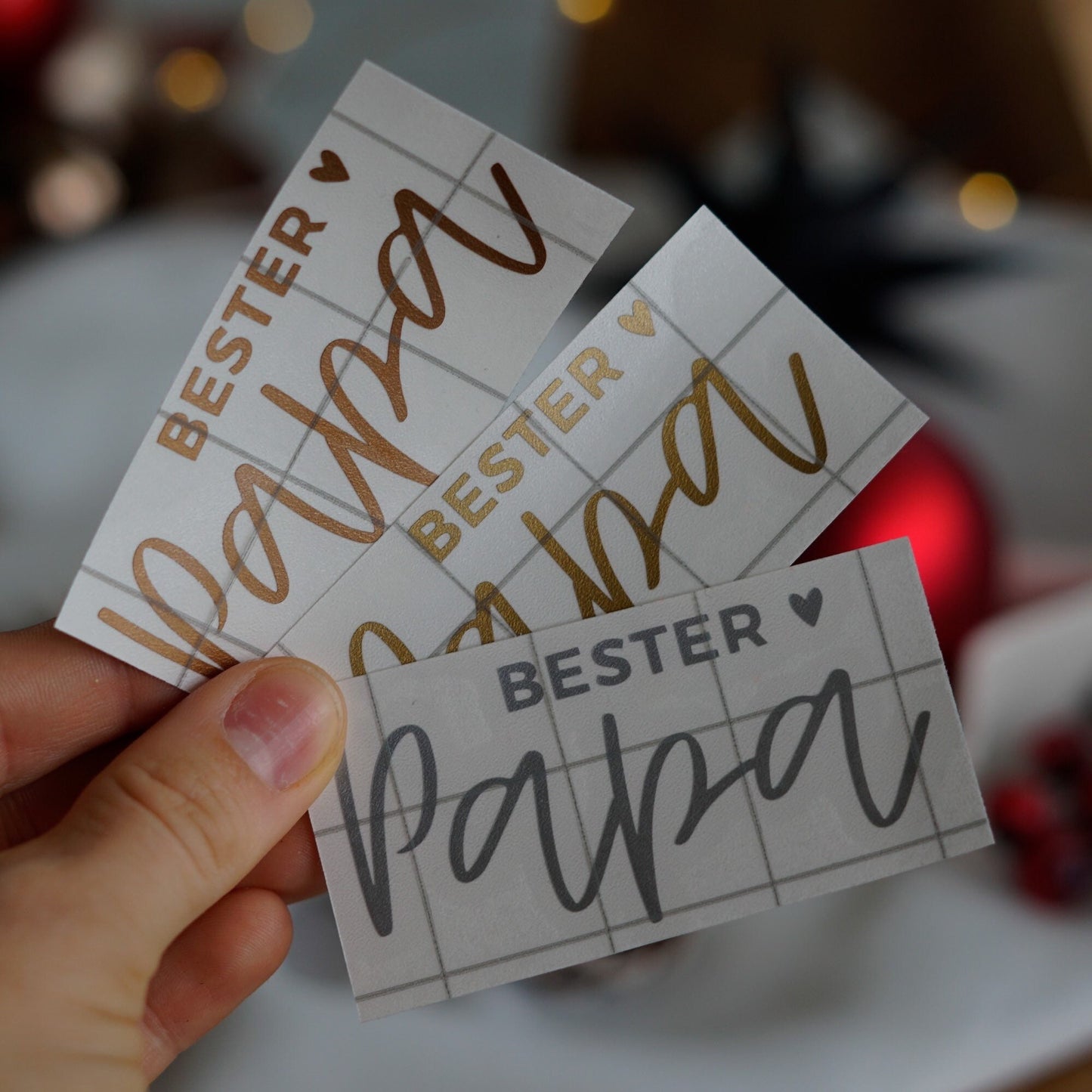 Sticker/Aufkleber - Bester Papa & Beste Mama