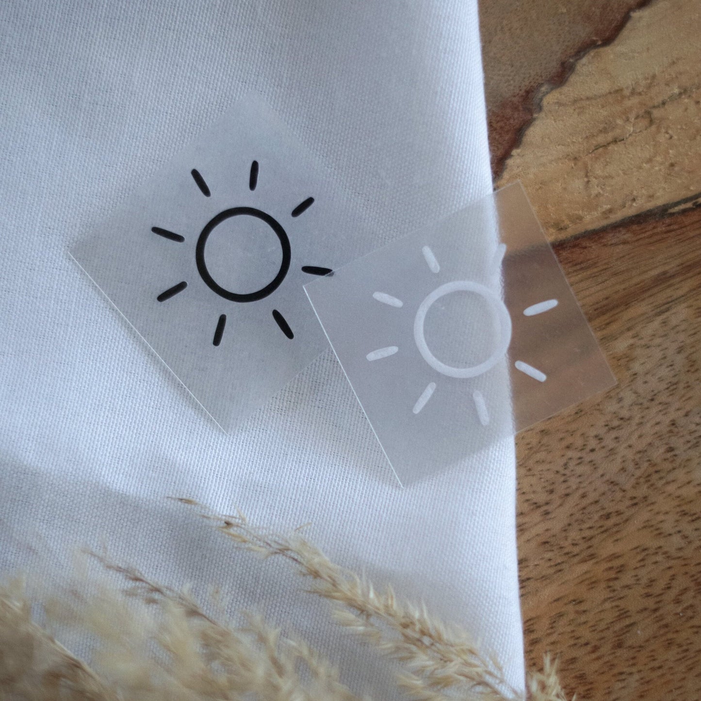 Iron-on patch - sun