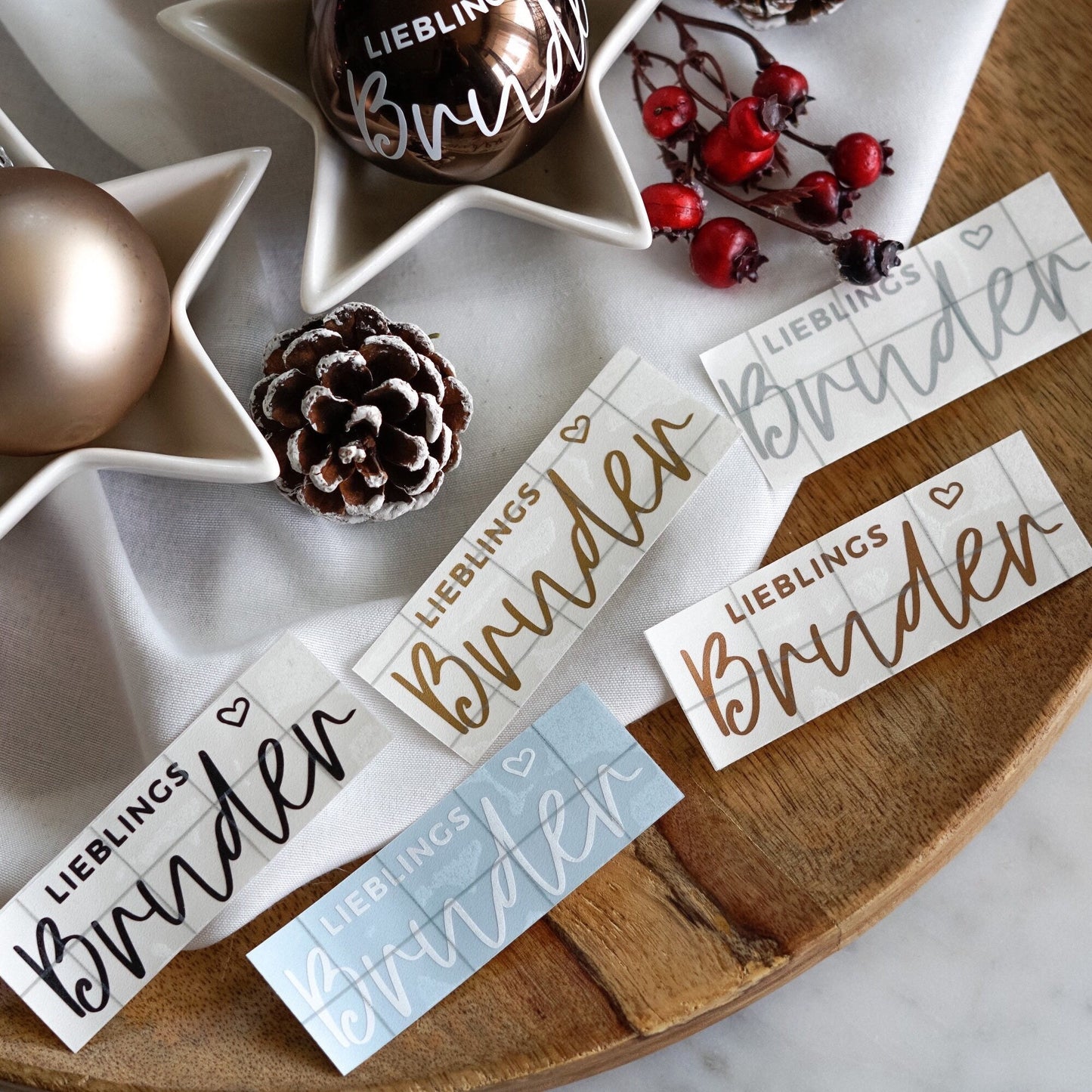 Sticker/Aufkleber - Bruder & Schwester