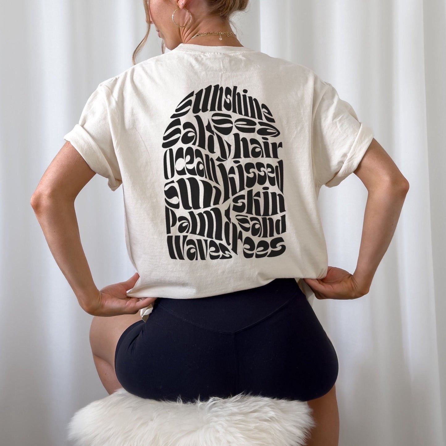 Sommer Statement Plotterdatei – 3 Designs für Ärmel, Vorder- & Rückenprint im modernen Look