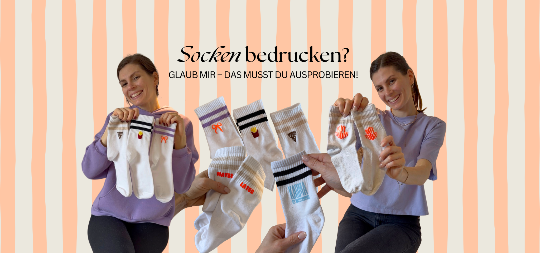 Socken bedrucken, glaub mir das musst du ausprobieren!