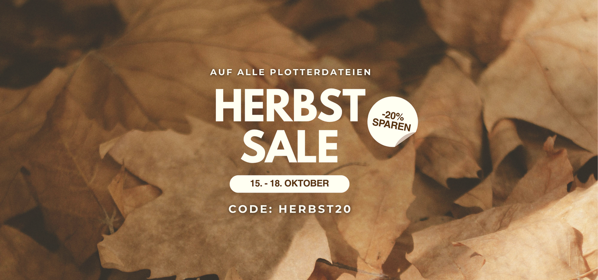 Auf alle Plotterdateien -20% sparen