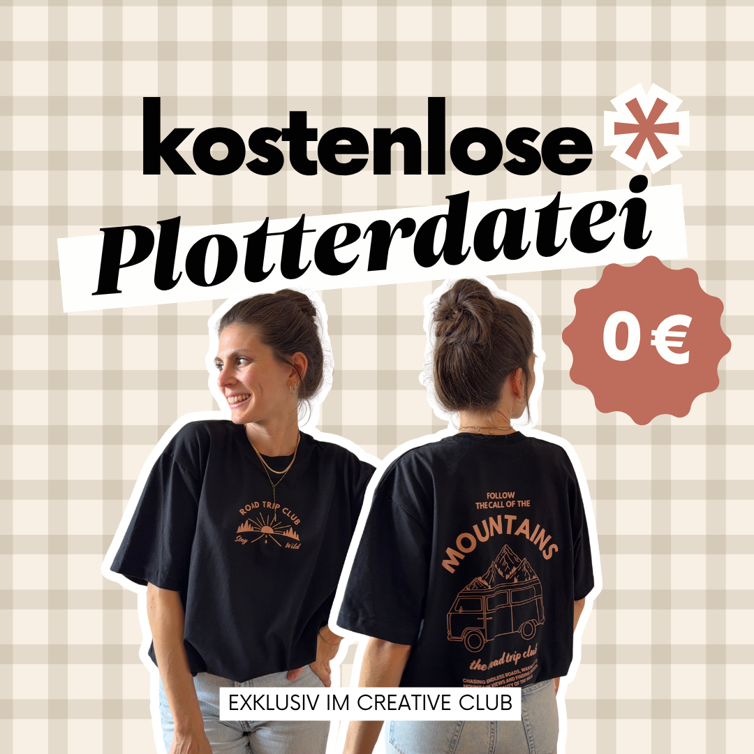 Flyer kostenlose Plotterdatei für Creative Club Mitglieder