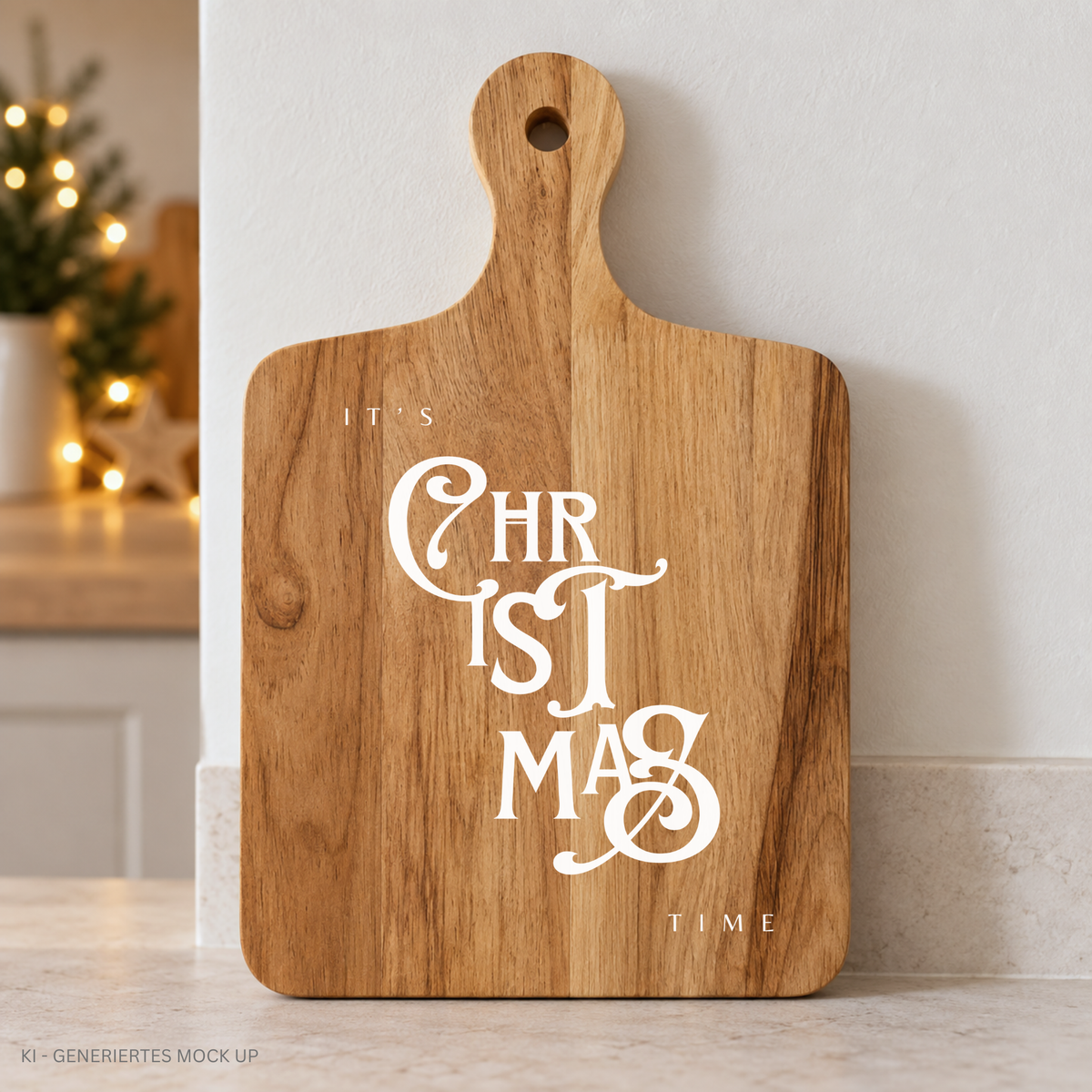 Plakative Christmas Plotterdatei – It’s Christmas Time, großer CHRISTMAS Eyecatcher, ideal für weihnachtliche DIY-Projekte.
