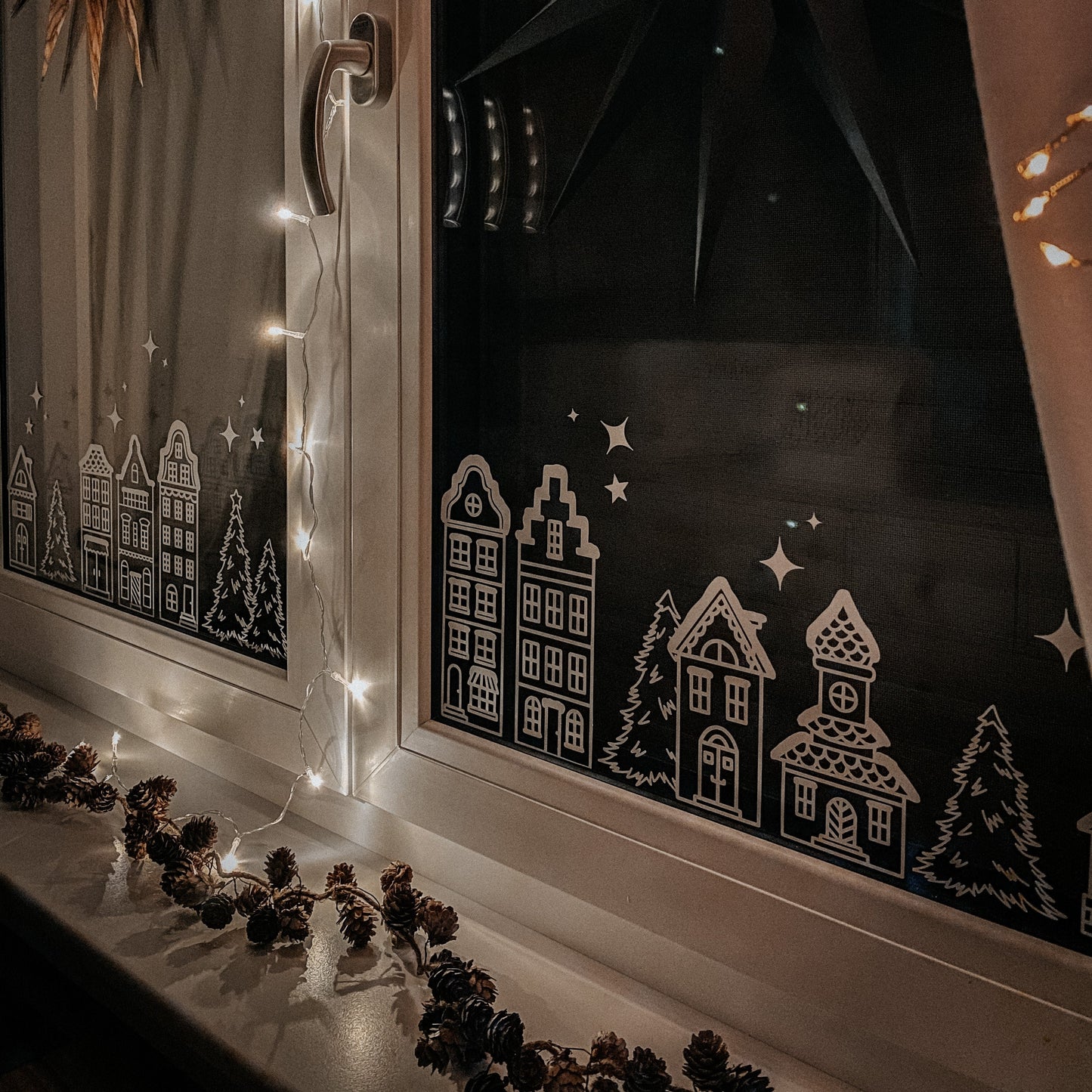 Sticker/Decal - Window picture "Winter landscape"