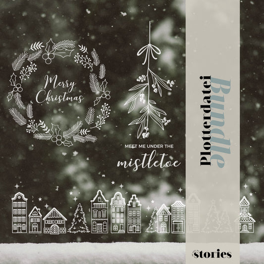 Digital plotter file- Winter &amp; Christmas Set