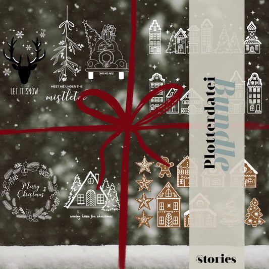 Digital plotter file - large winter &amp; Christmas set