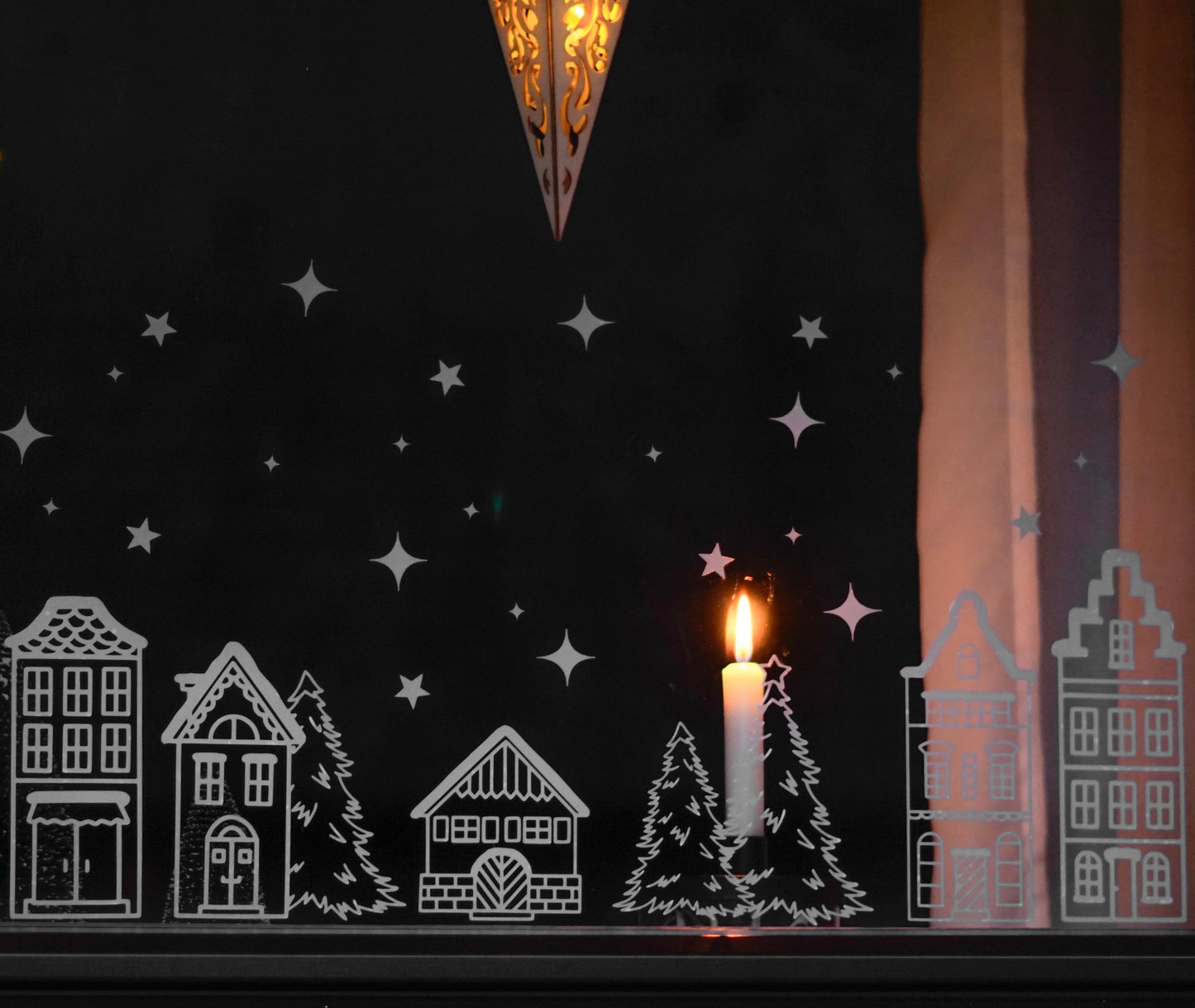 Sticker/Decal - Window picture "Winter landscape"