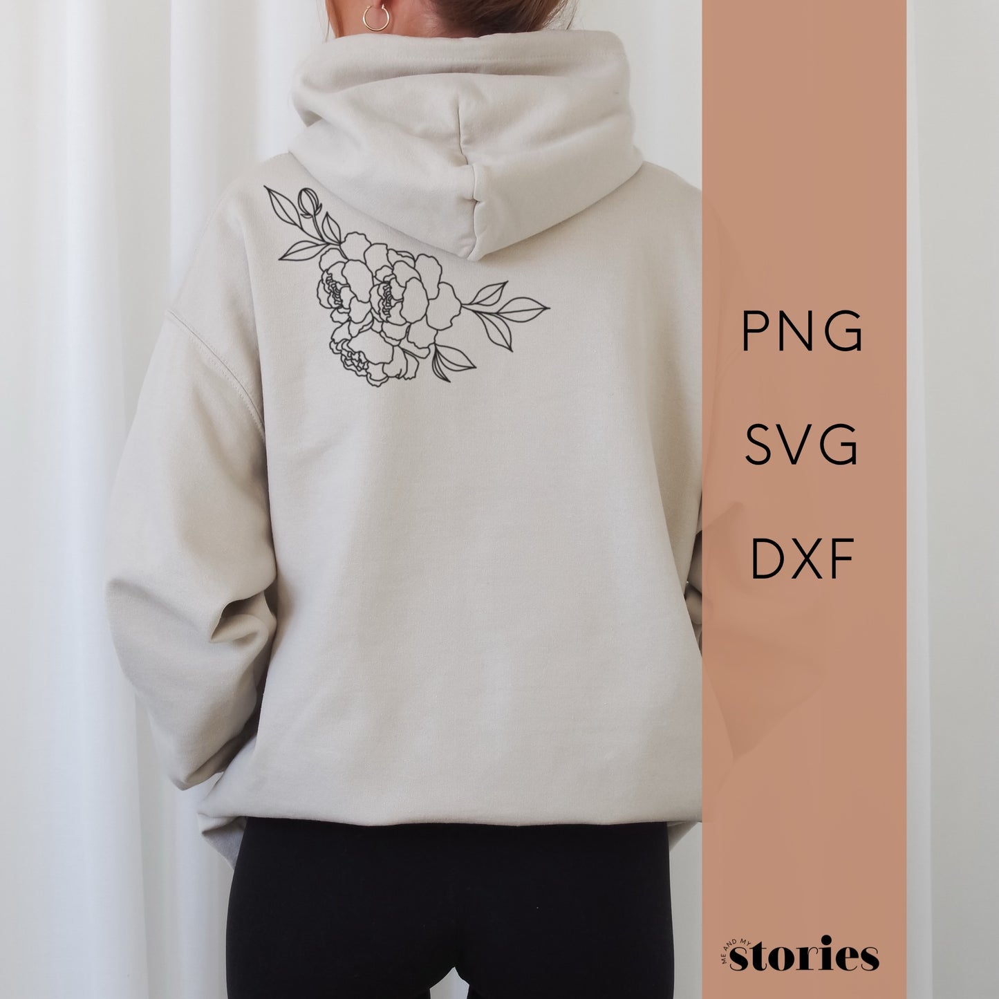 Digital plotter file - Peonies