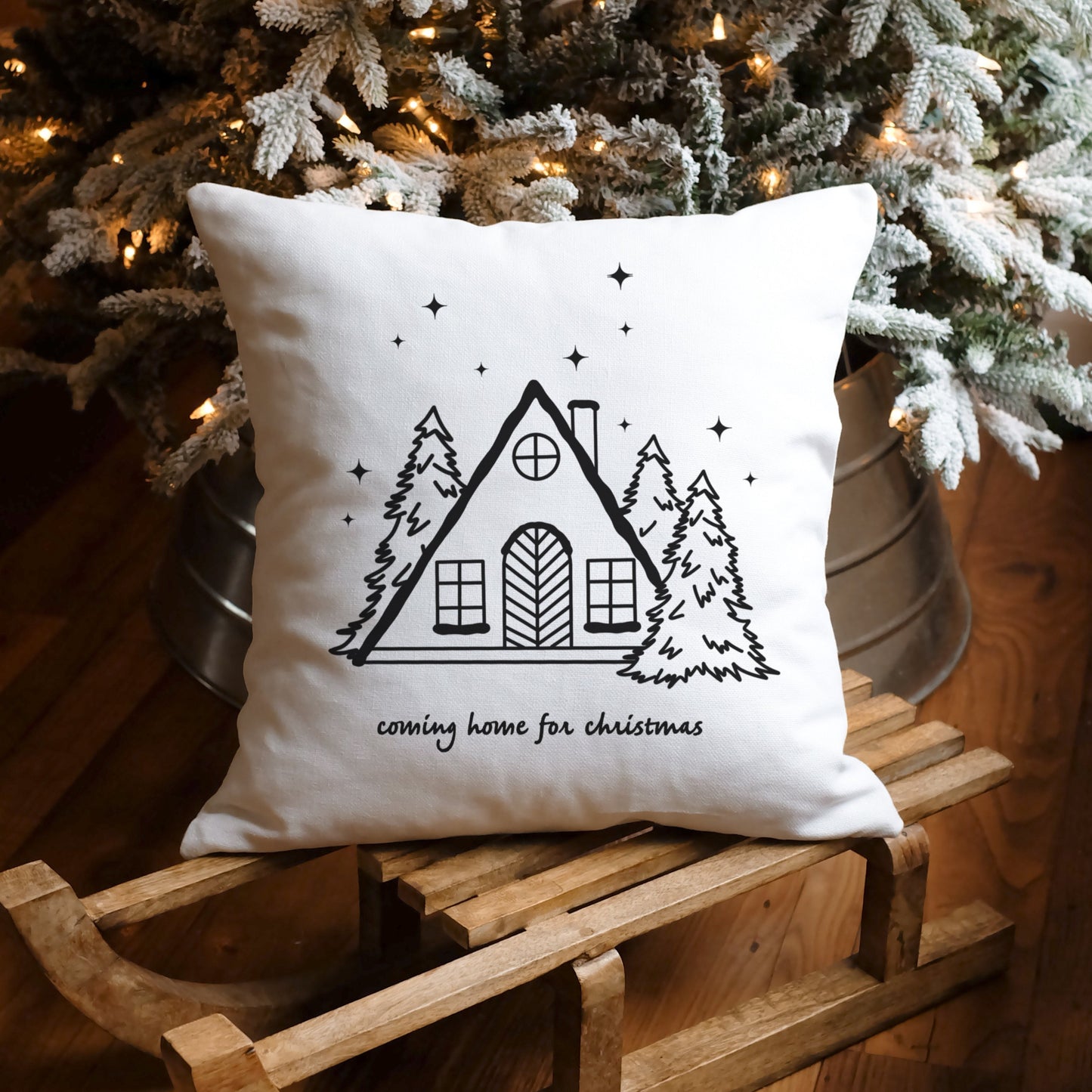 Digitale Plotterdatei- Winter Häuschen „ Coming home for christmas“