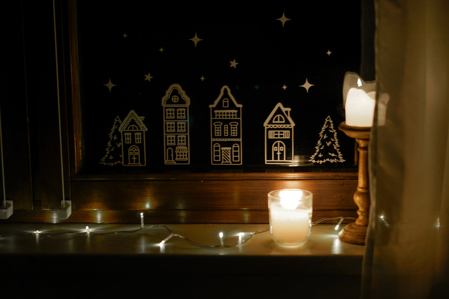 Sticker/Decal - Window picture "Winter landscape"