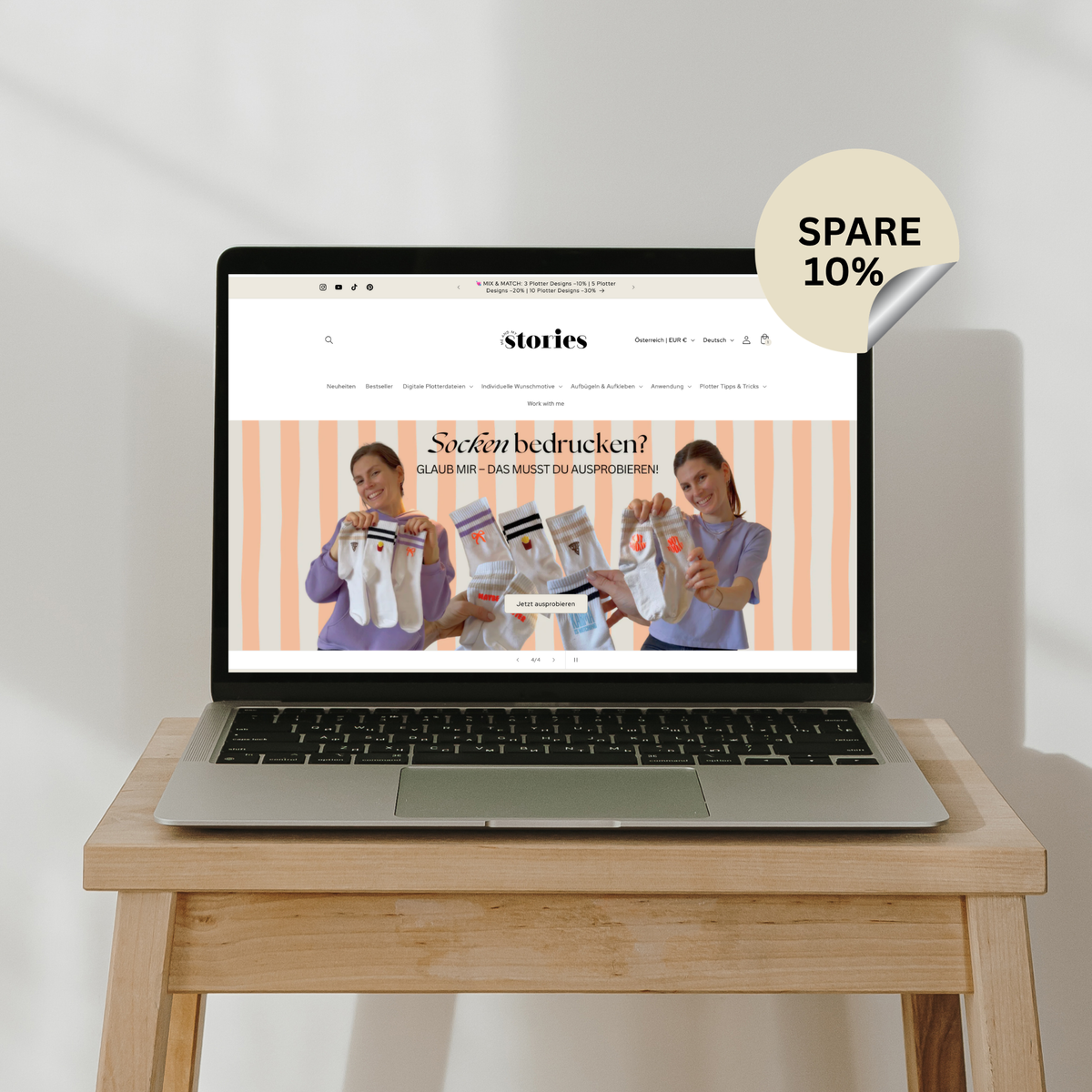 Spare 10% auf den gesamten Shop
