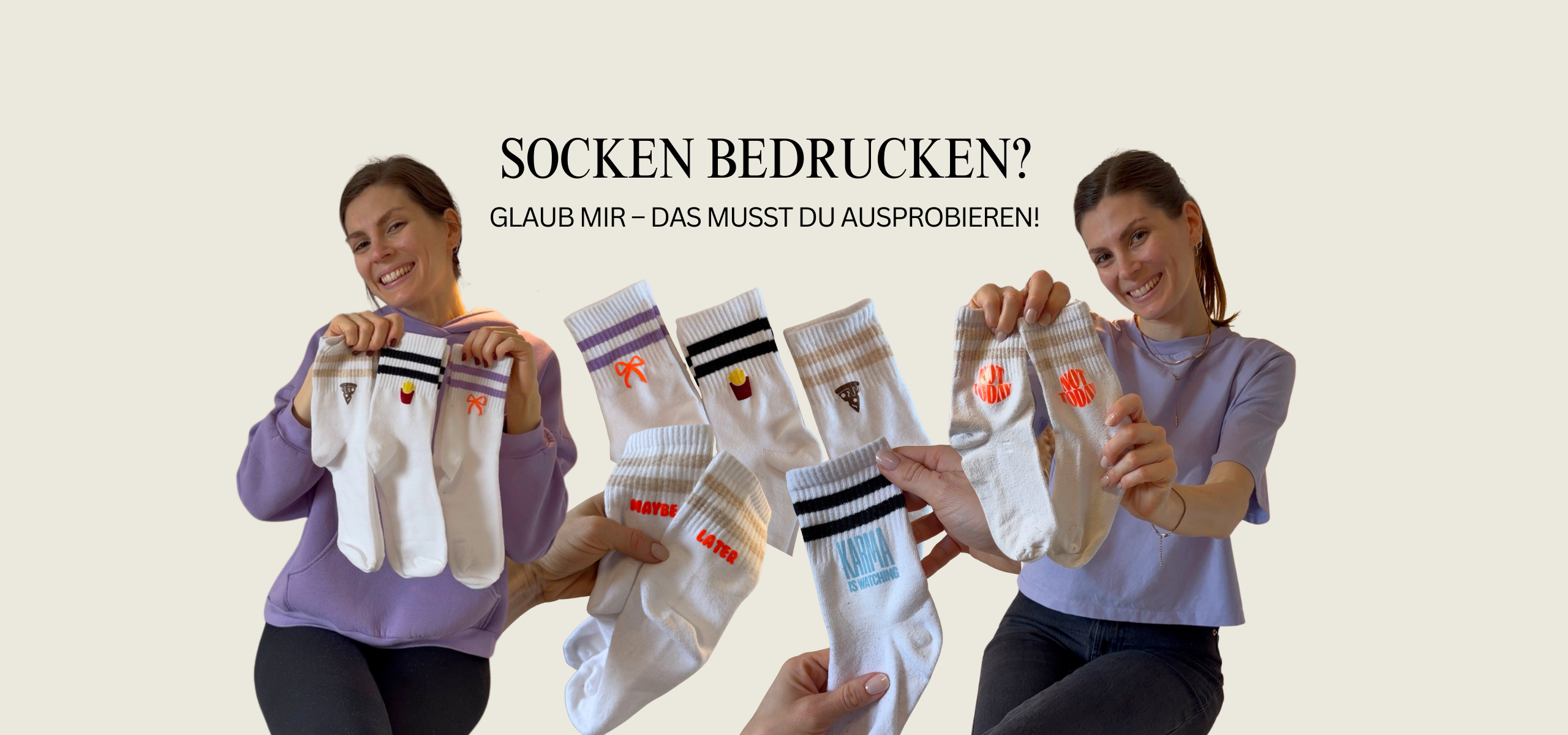 Socken bedrucken, glaub mir das musst du ausprobieren!