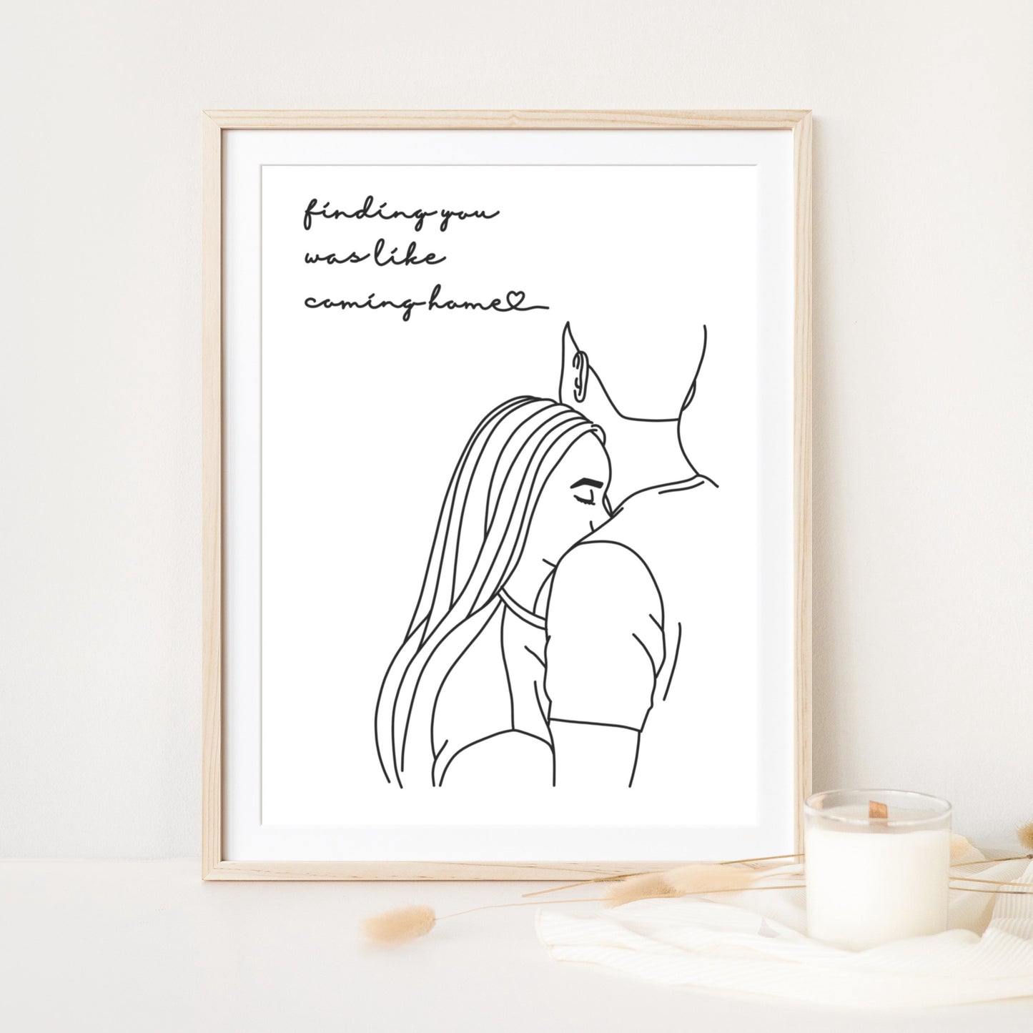 Plotterdatei Liebespaar Line Art – minimalistisches Paar Motiv für Shirts, Hoodies, Deko und DIY-Geschenke zu Hochzeit, Jahrestag und Valentinstag