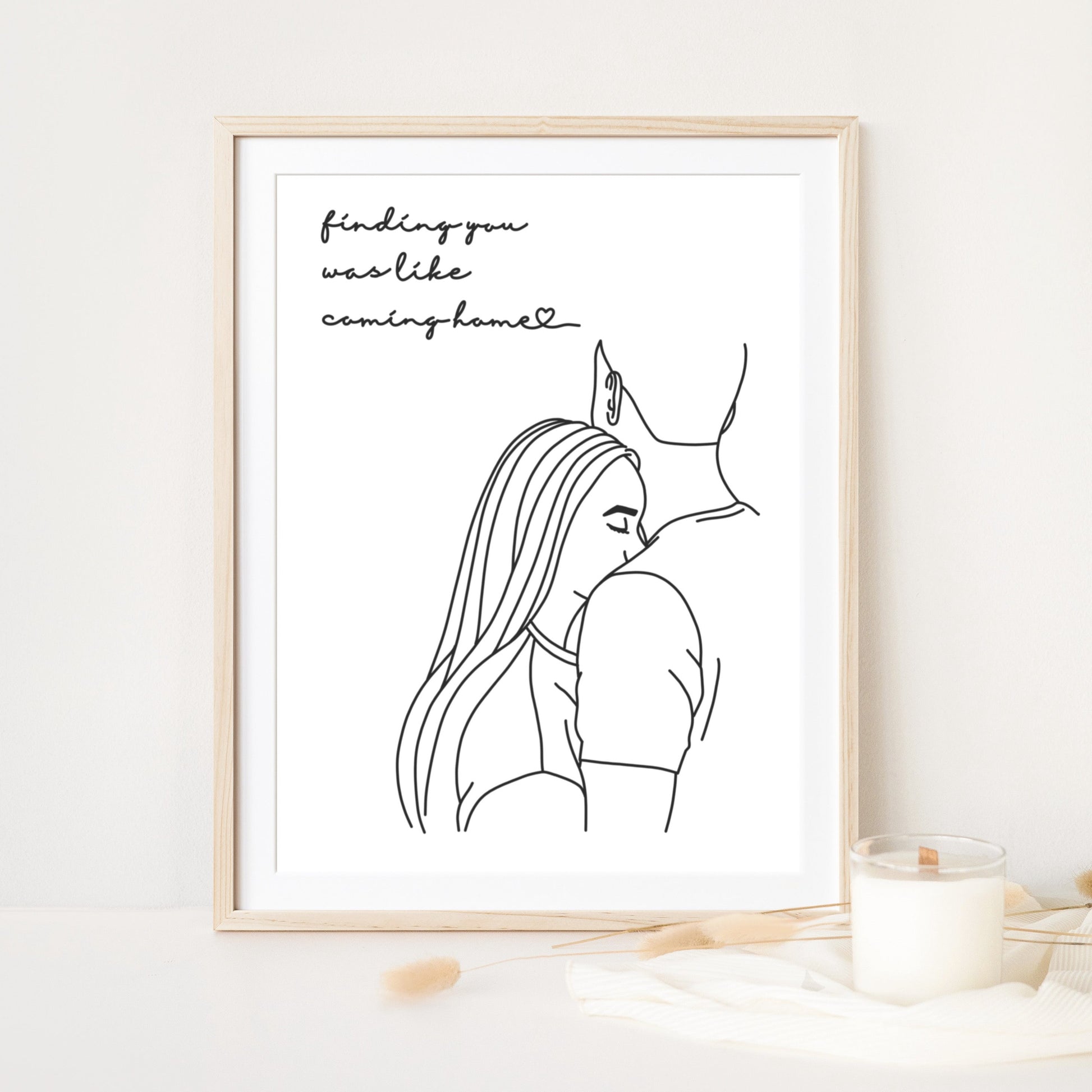 Plotterdatei Liebespaar Line Art – minimalistisches Paar Motiv für Shirts, Hoodies, Deko und DIY-Geschenke zu Hochzeit, Jahrestag und Valentinstag