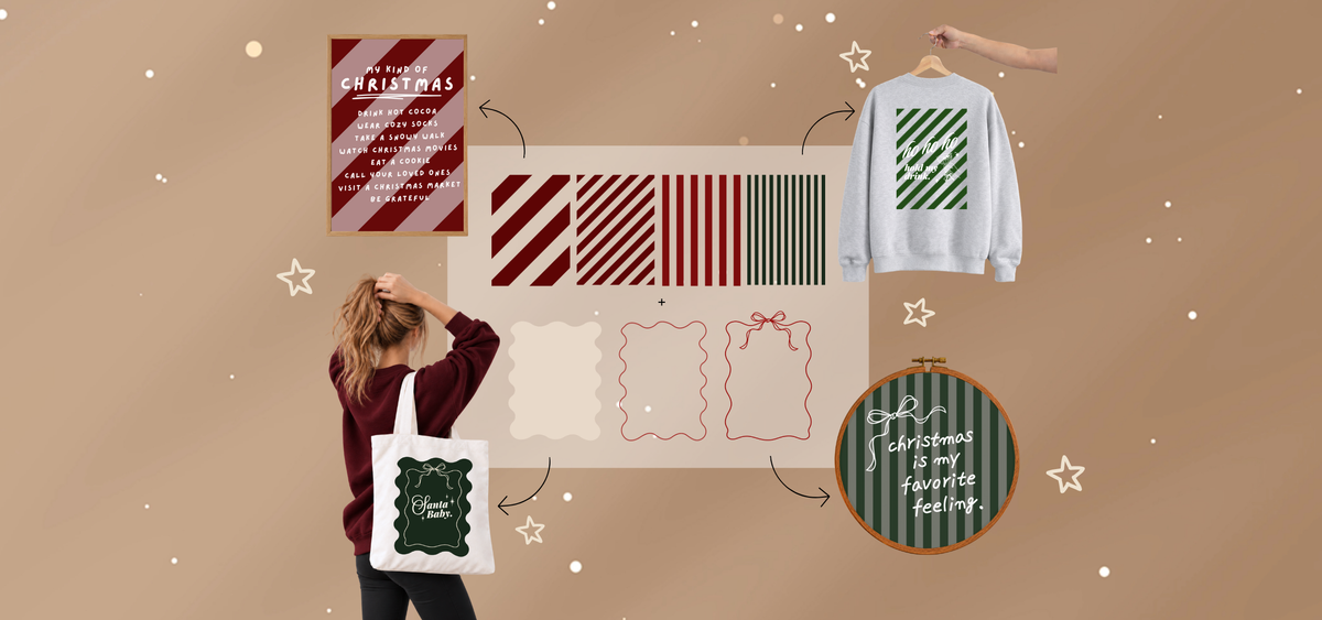 Christmas Mix & Match Background Bundle