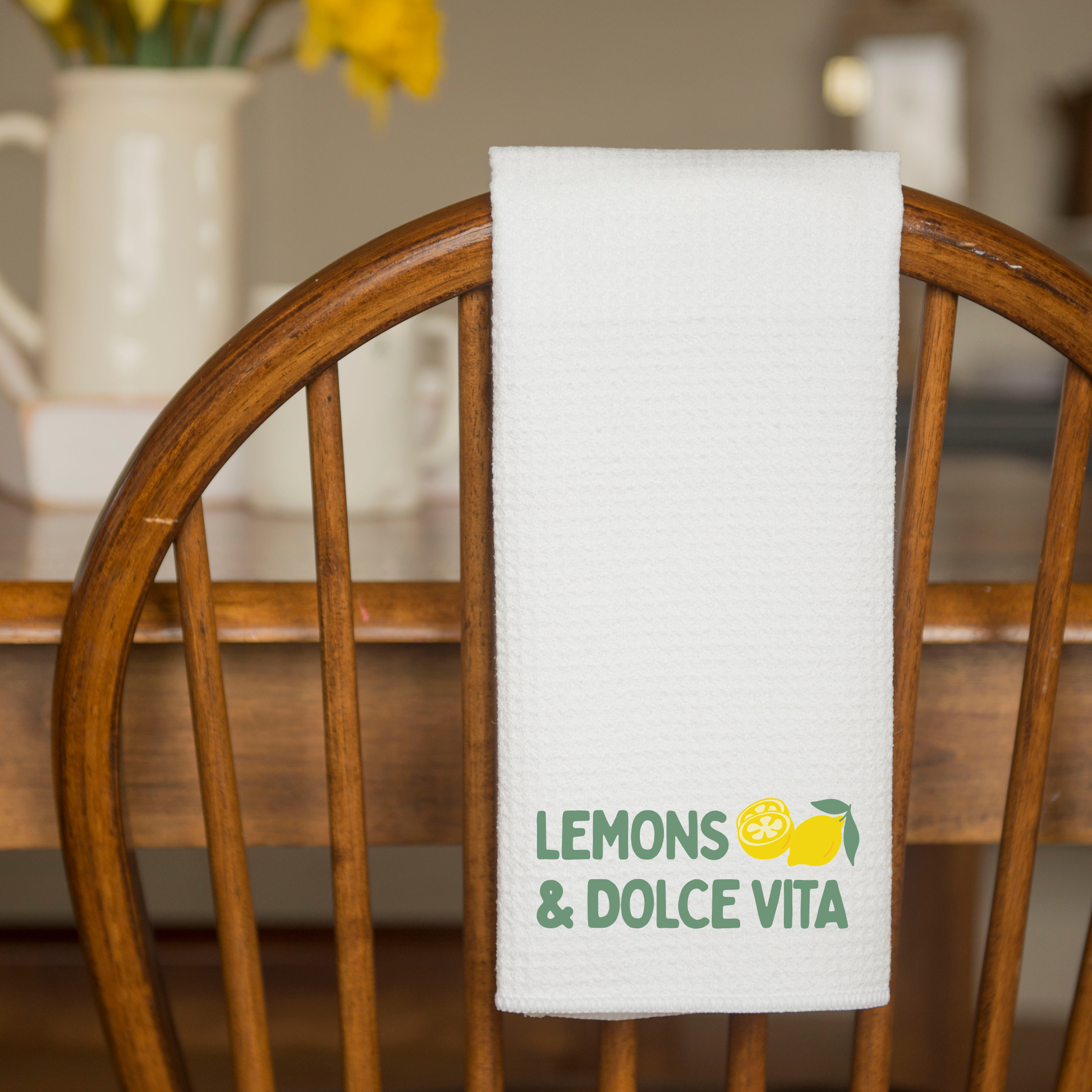 Plotterdatei „Lemons & Dolce Vita“ mit Zitronen, Zitronenscheiben und Blüten im mediterranen Stil, Sommer Deko Design, SVG DXF PNG