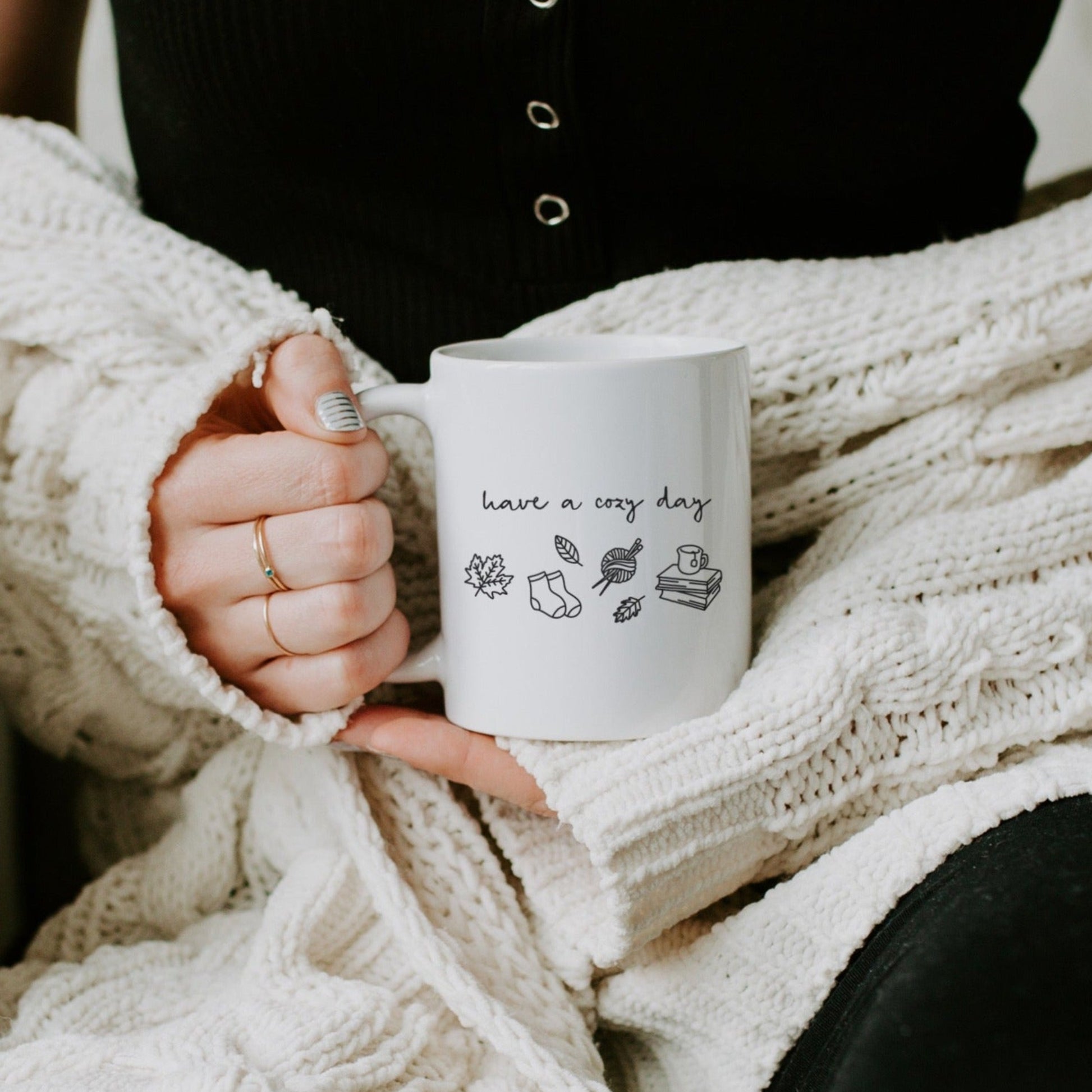 „Herbstliches Set“ – 3 Herbst Designs: „Have a Cozy Day“, „Hello Autumn“ und „Autumn Bucket List“. Ideal für DIY-Tassen, Kissen und herbstliche Deko.