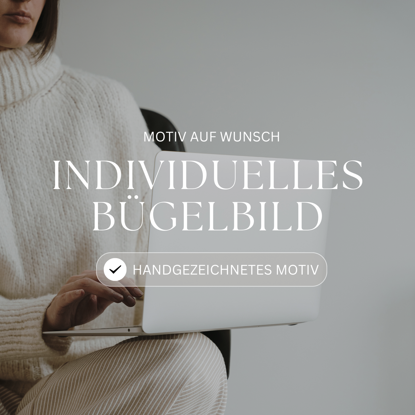 Individuelles handgezeichnetes Bügelbild nach Wunsch – exklusives, personalisiertes Motiv