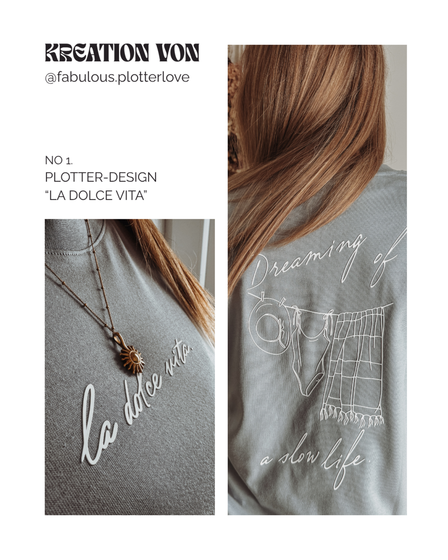 hier siehst du janas kreation zum plotter design la dolce vita