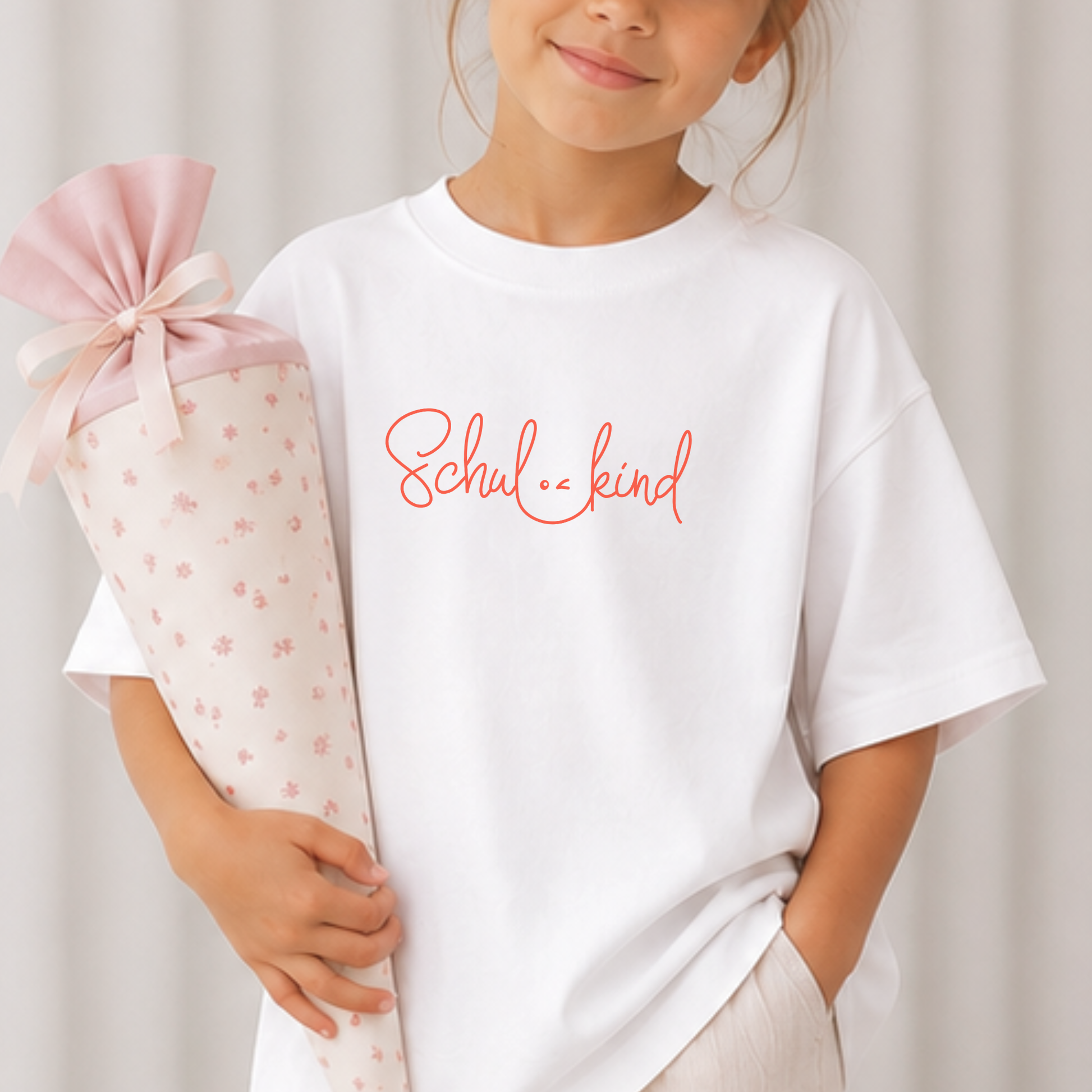 Digitale Plotterdatei „Schulkind Schriftzug“ – kreatives Design für den Schulanfang. Ideal für T-Shirts, Taschen und Schulzubehör zur Einschulung.