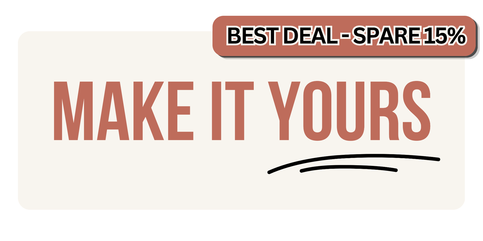 Make it yours banner