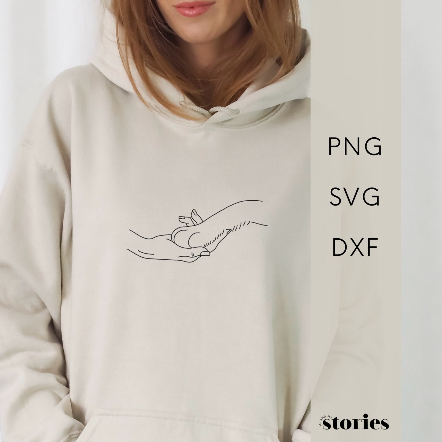 Plotterdatei SVG - Mensch & Hund
