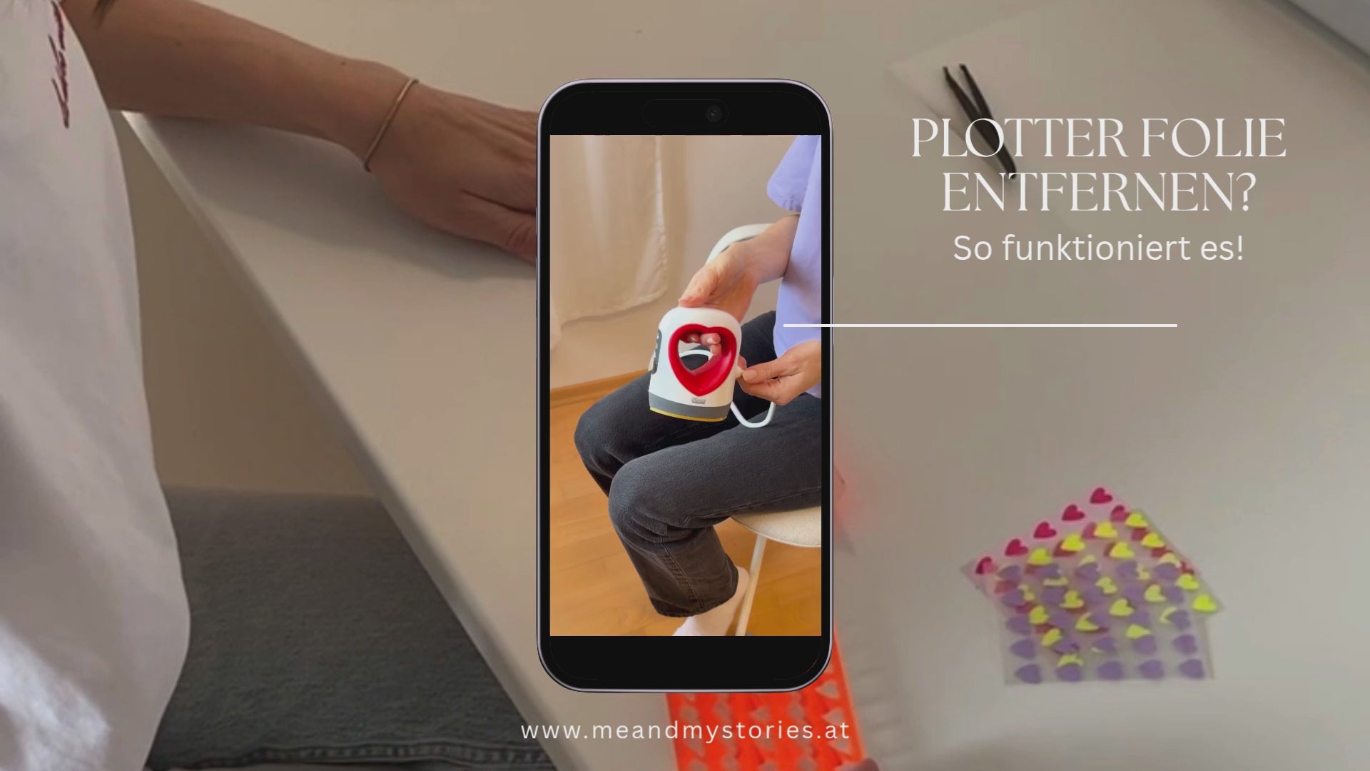 Video laden: In diesem Video zeige ich, wie man Plotter Folie easy wieder entfernen kann.