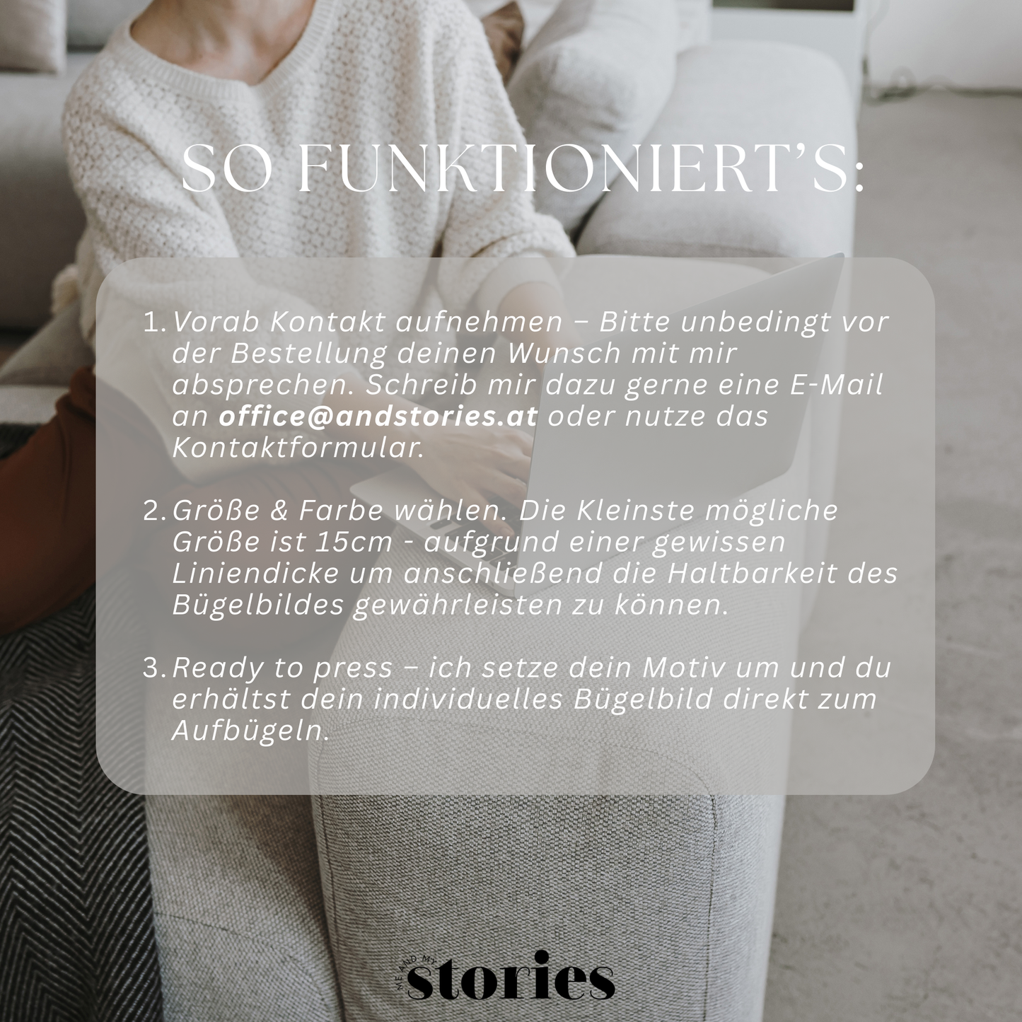 Ich mache aus deinem Foto ein Bügelbild im Line Art Stil