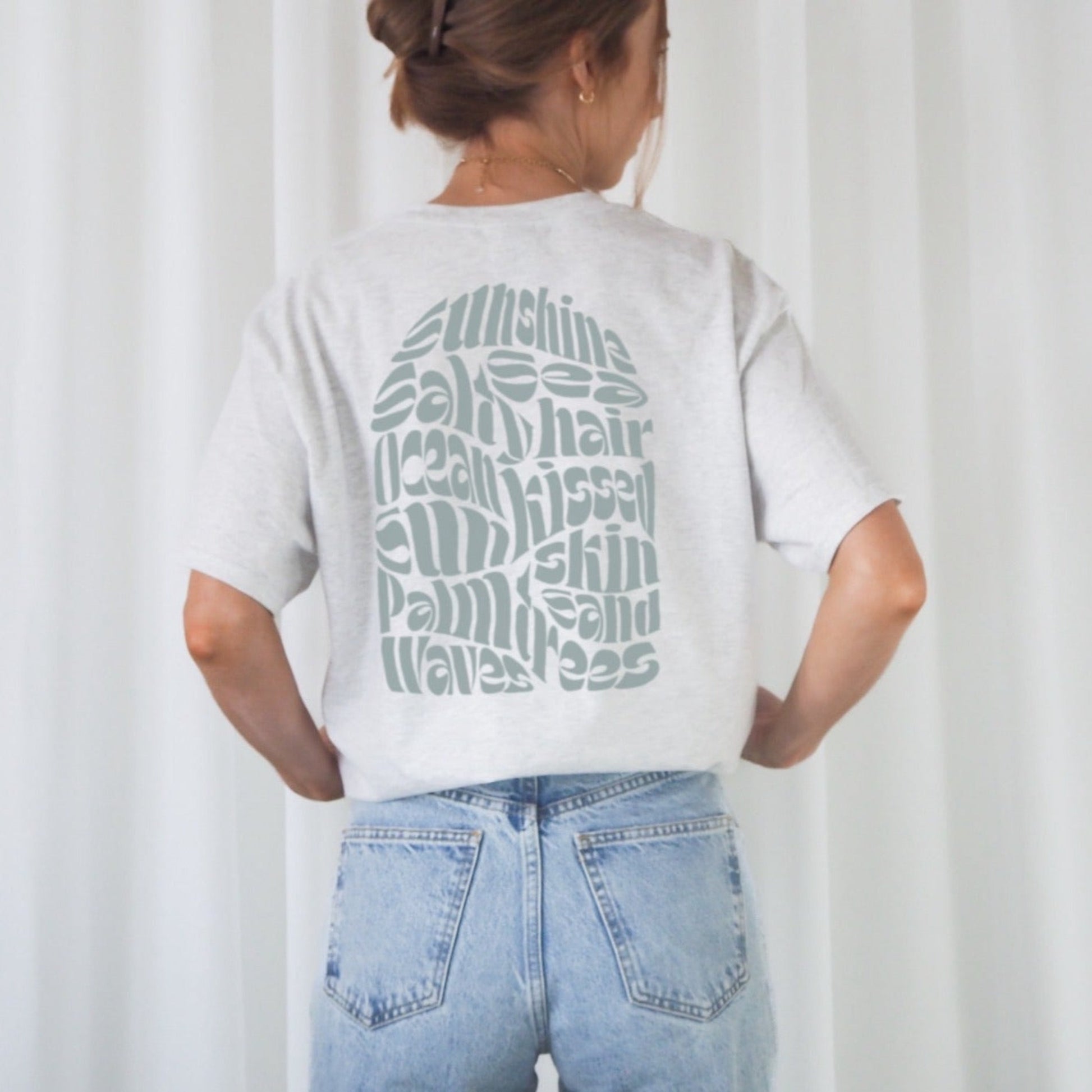 Sommer Statement Plotterdatei – 3 Designs für Ärmel, Vorder- & Rückenprint im modernen Look