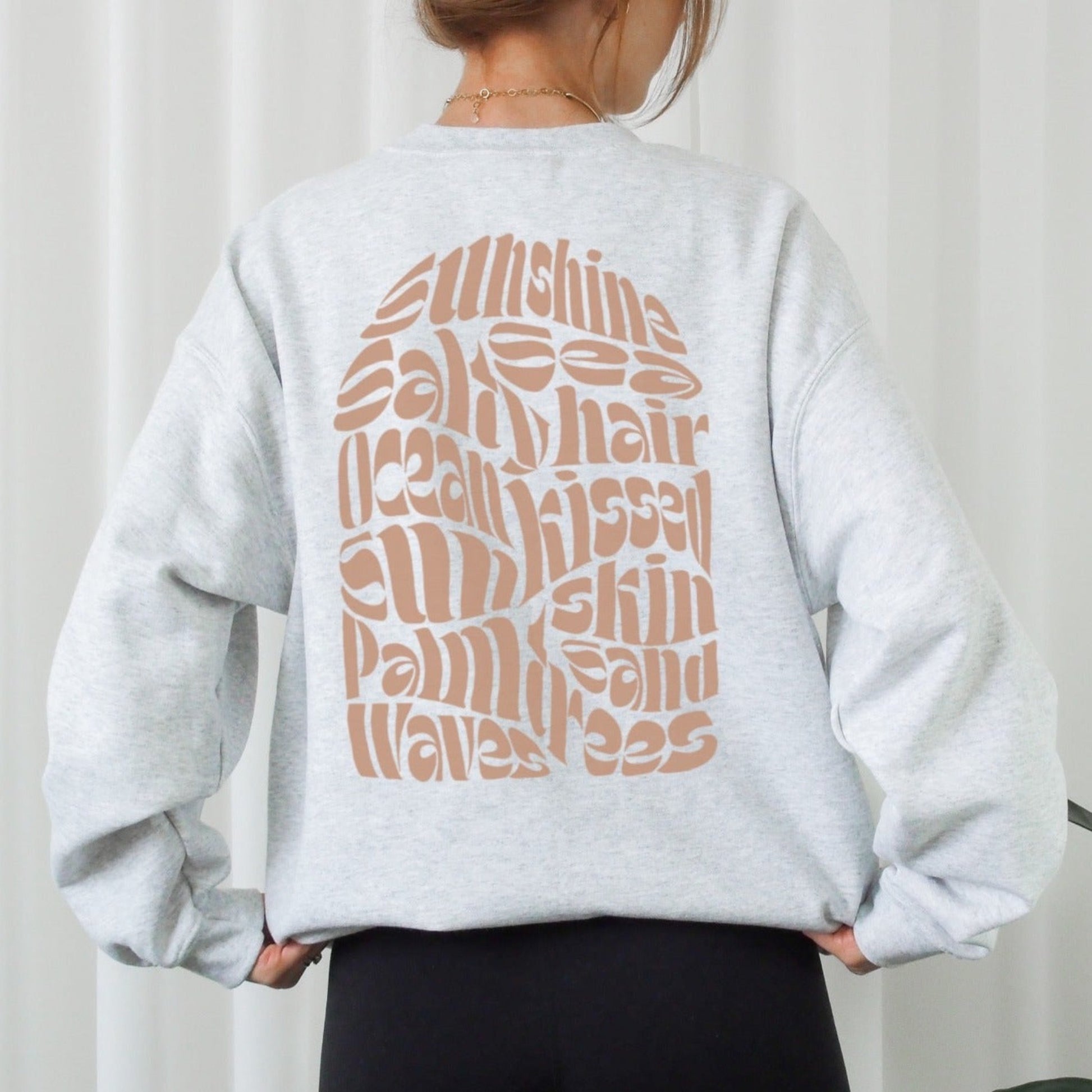Sommer Statement Plotterdatei – 3 Designs für Ärmel, Vorder- & Rückenprint im modernen Look
