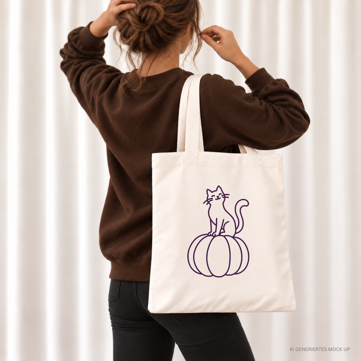 Plotterdatei Katzen Liebe mit 8 handgezeichneten Katzen Line Art Motiven, darunter Katze mit Wollknäuel, Kürbis, Geschenkbox und weihnachtlichen Motiven, als SVG, PNG und DXF.