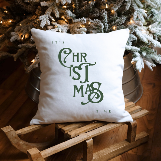 Plotterdatei It’s Christmas Time – plakativer Weihnachts-Spruch mit großem CHRISTMAS Typo, perfekt für Sweater, Hoodies & festliche DIY-Projekte.
